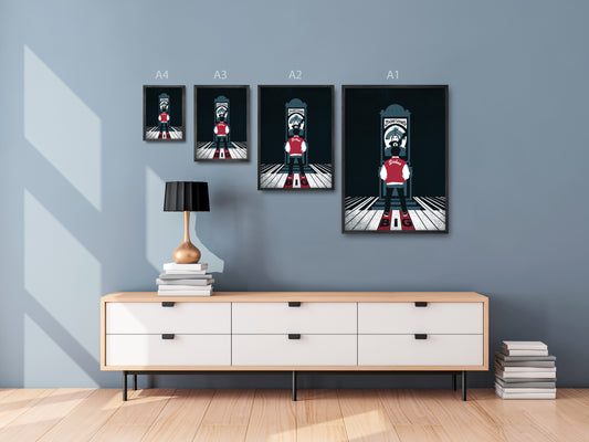 BIG Tom Hanks Poster Framed Minimal Illustrated Art | BIG 1988 Print