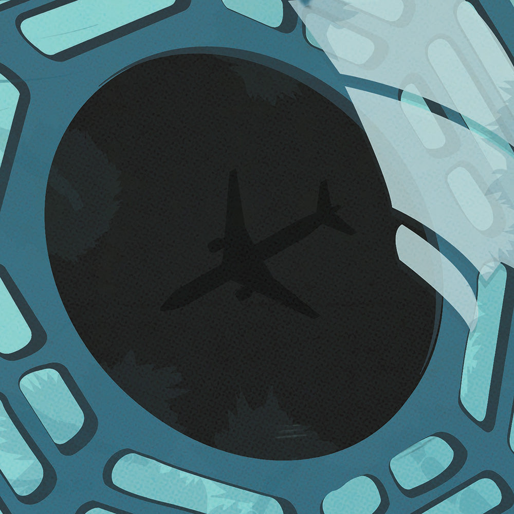 LOST Framed Poster | Minimalist TV Show Art | Illustrated Print