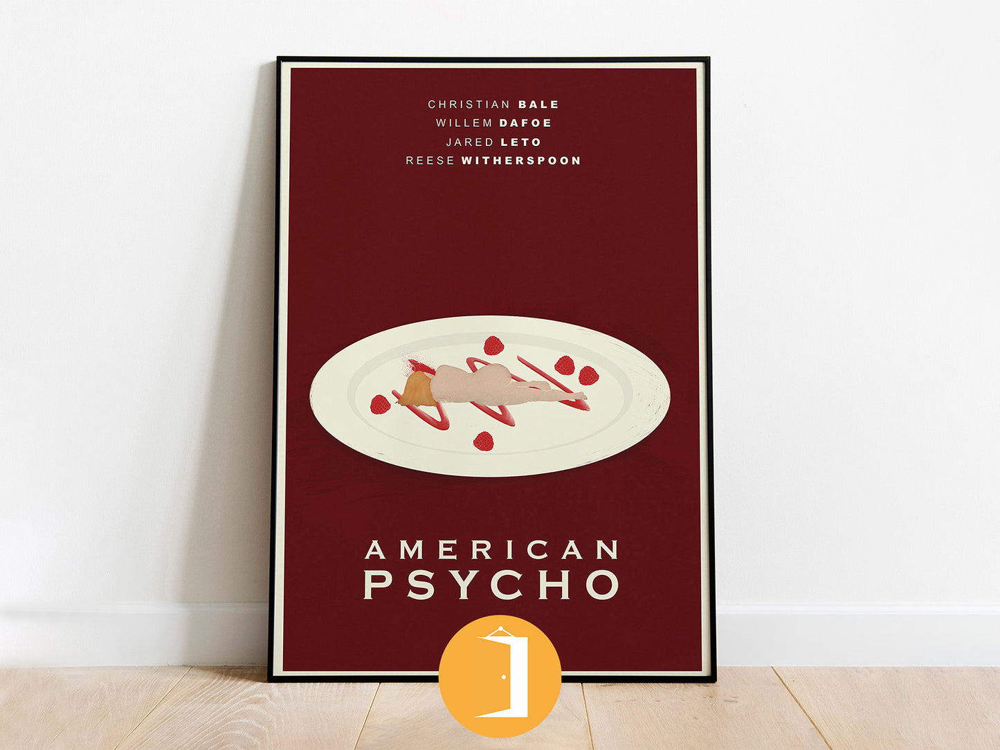 American Psycho Film Poster | Patrick Bateman Minimal Movie Illustrated Print