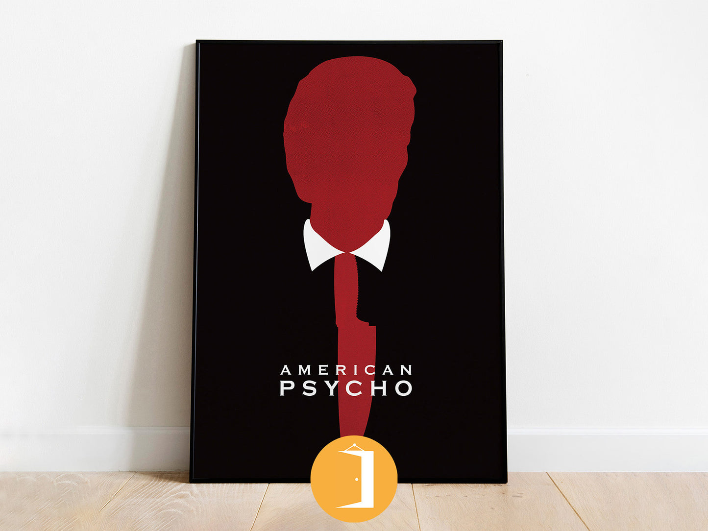 American Psycho Film Poster | Patrick Bateman Minimal Movie Illustrated Print