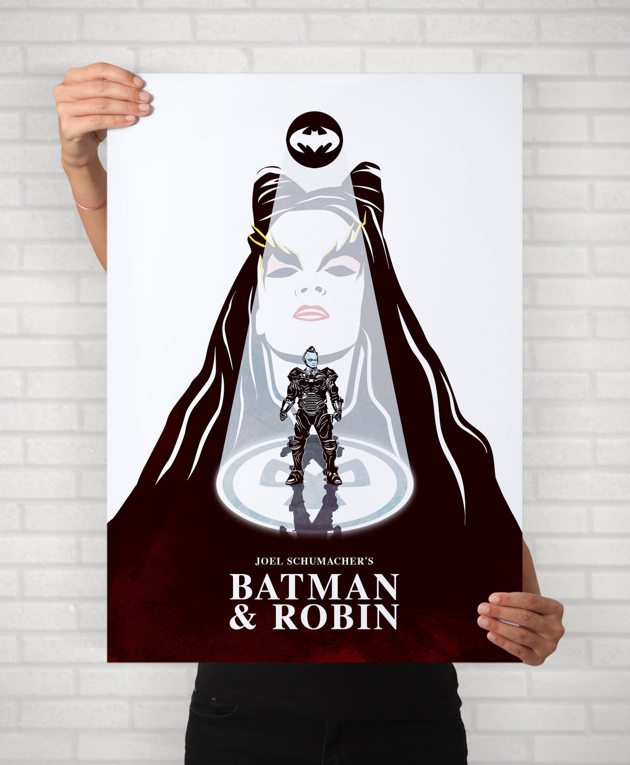 Batman & Robin Minimal Movie Illustrated Poster Poison Ivy