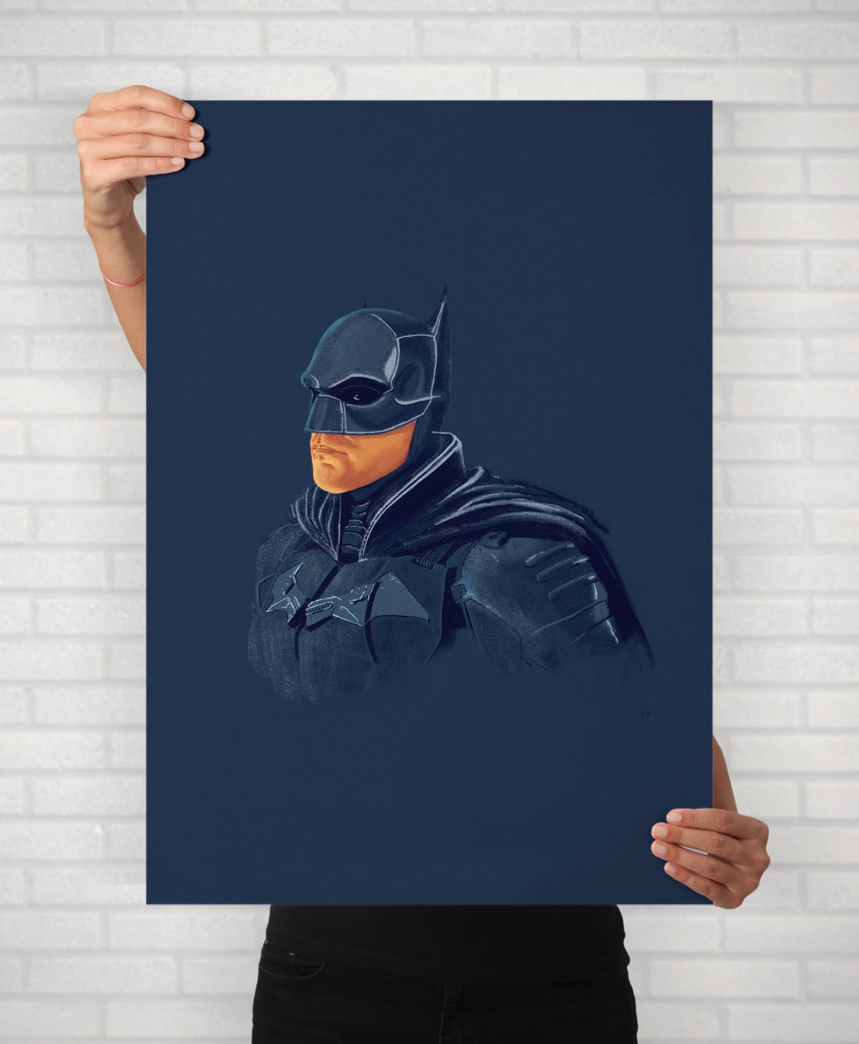 The Batman Poster Minimal Movie Illustrated Print