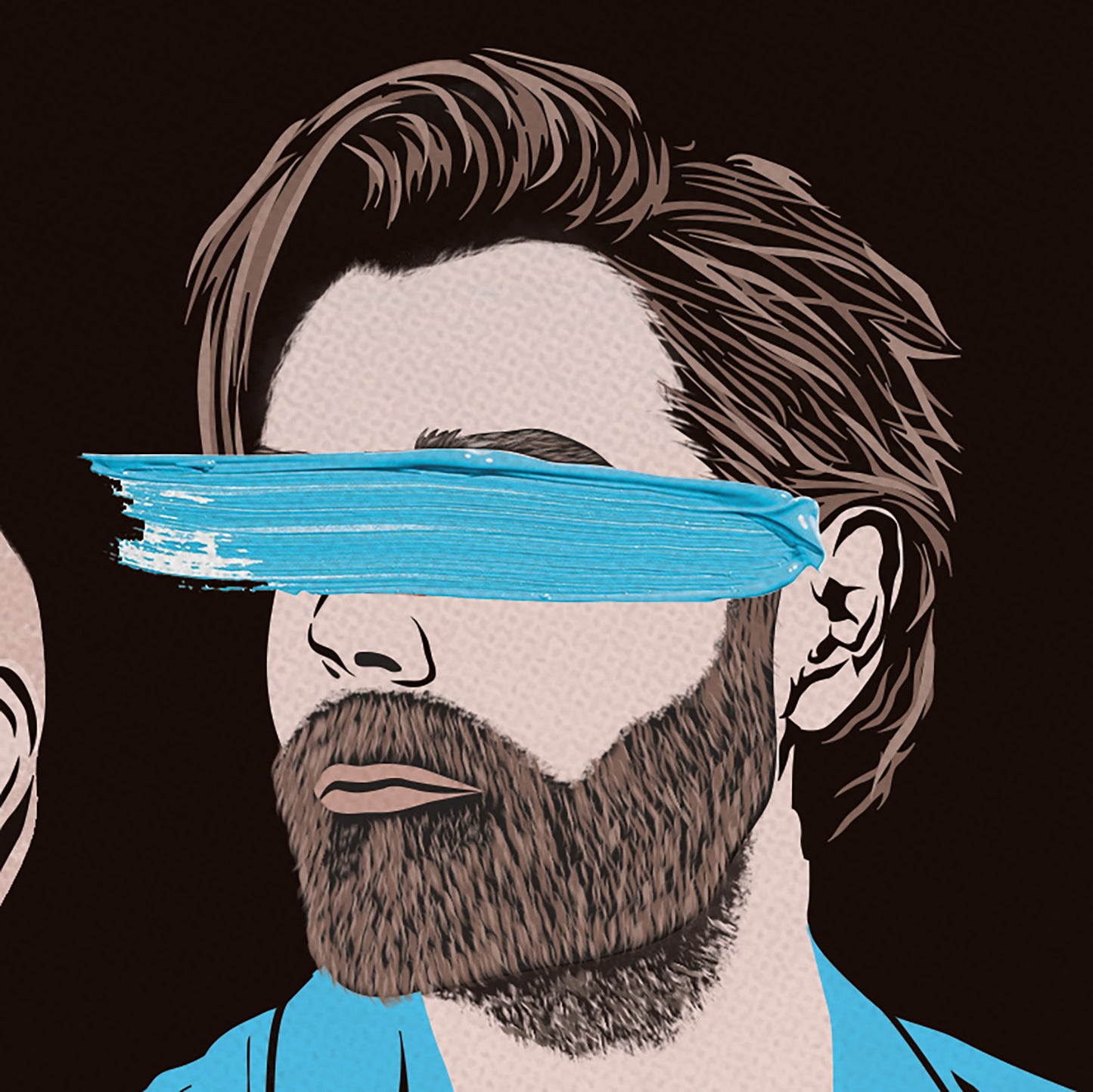 Biffy Clyro Poster | Scottish Rock Band Minimal Portrait Illustrated Print