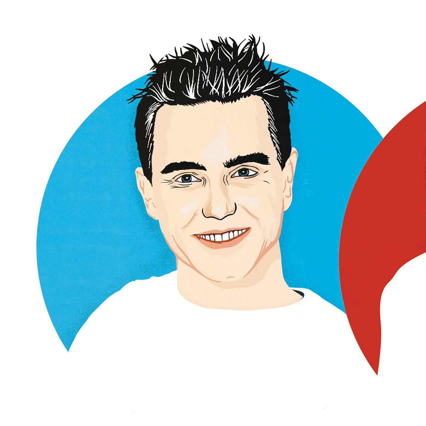 Blink 182 Poster | Minimal Pop Punk Portrait Illustrated Print | Enema Of The State