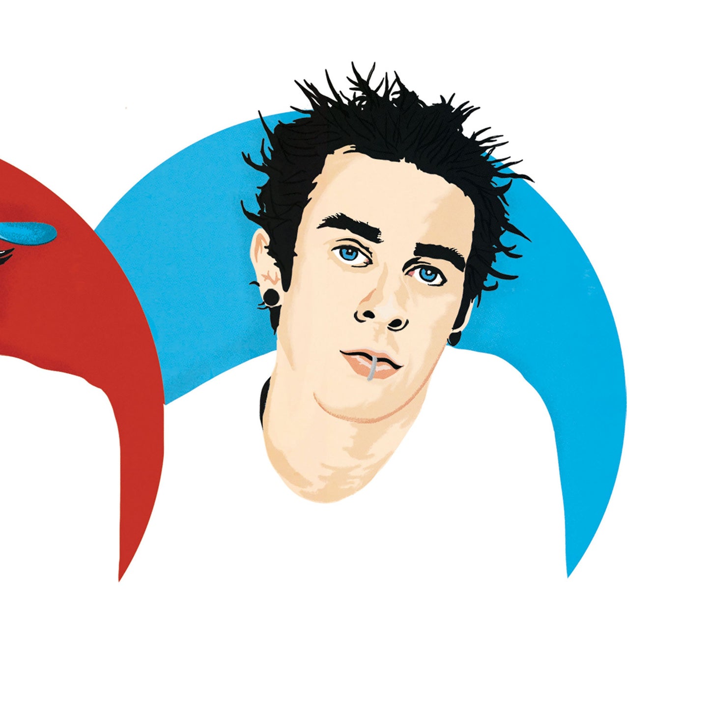 Blink 182 Poster | Minimal Pop Punk Portrait Illustrated Print | Enema Of The State