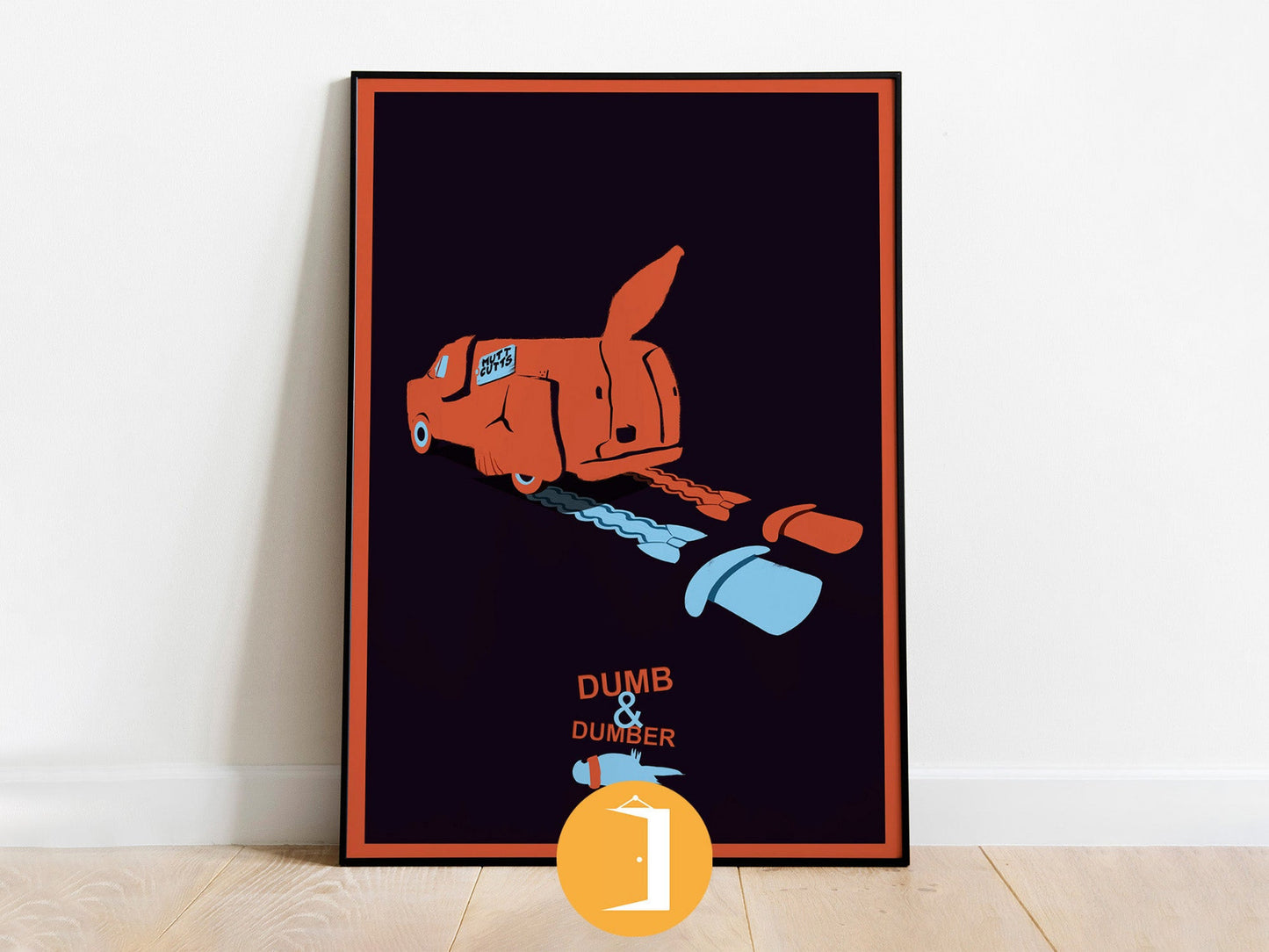Dumb and Dumber Film Poser | Minimal Movie Art | Illustrated Poster