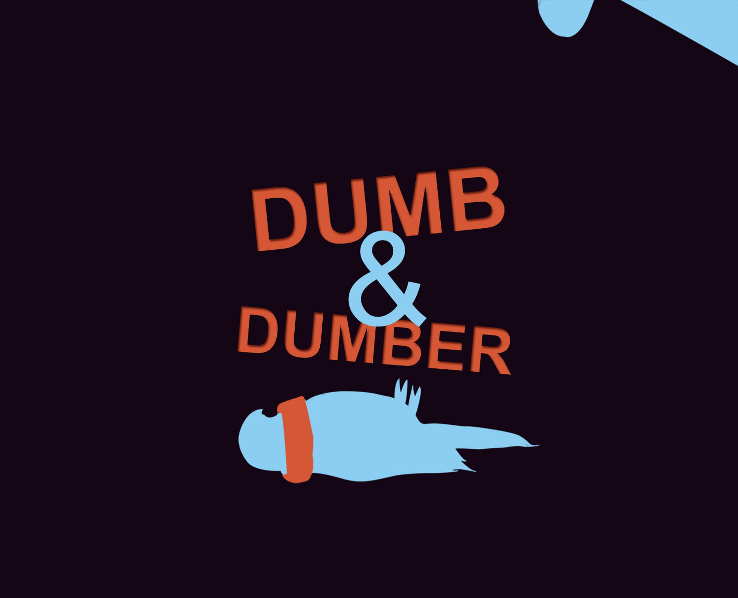 Dumb and Dumber Film Poser | Minimal Movie Art | Illustrated Poster