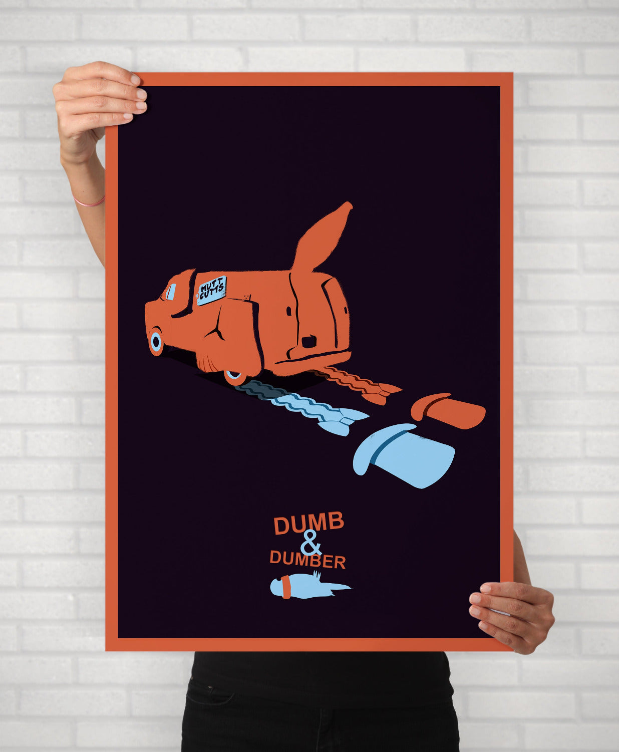 Dumb and Dumber Film Poser | Minimal Movie Art | Illustrated Poster