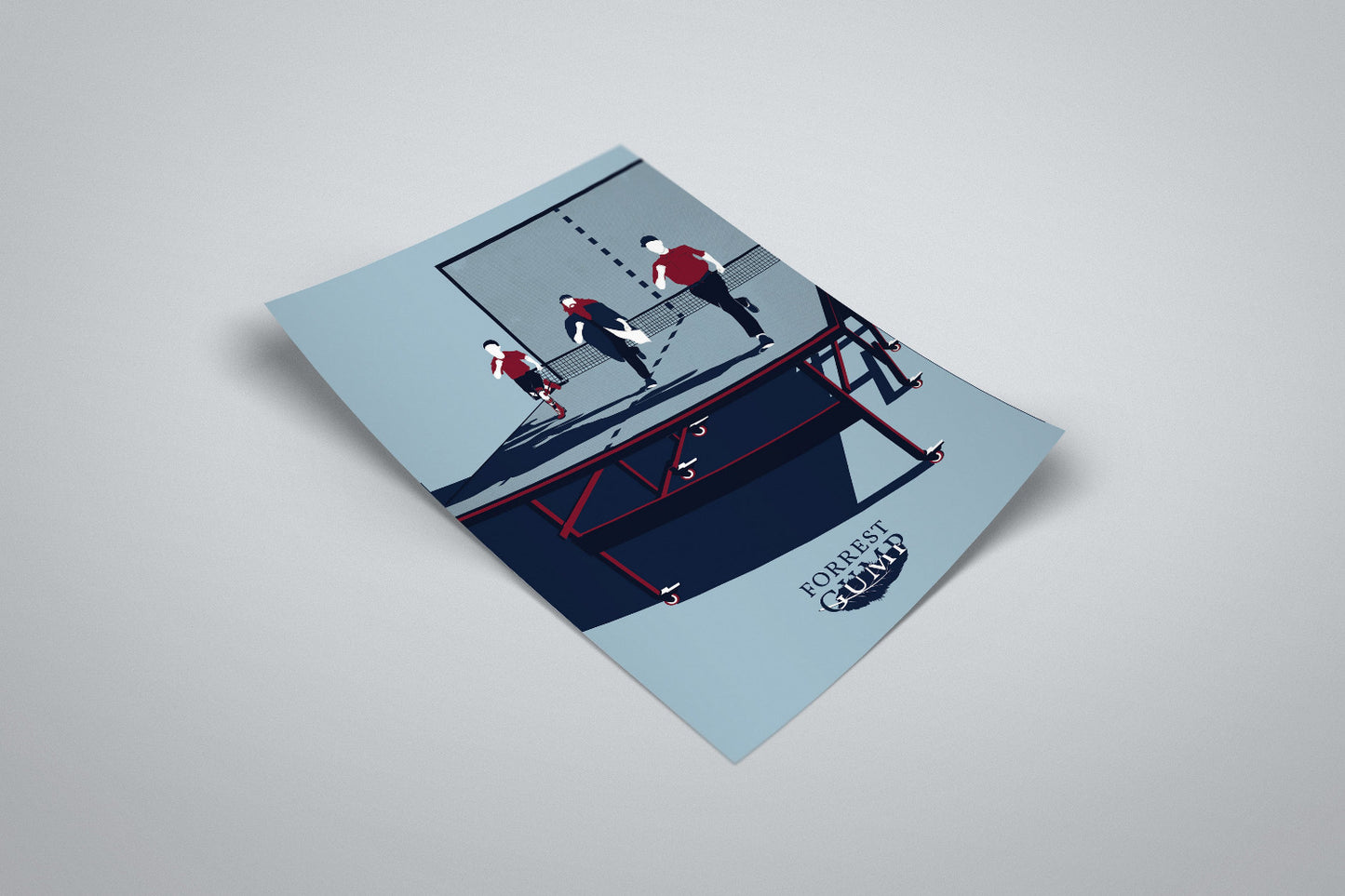 Forrest Gump Poster | Minimal Movie Illustrated Print