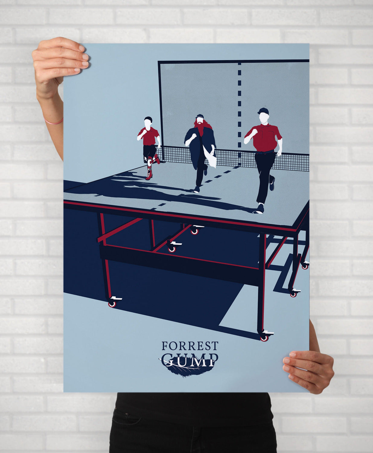 Forrest Gump Poster | Minimal Movie Illustrated Print