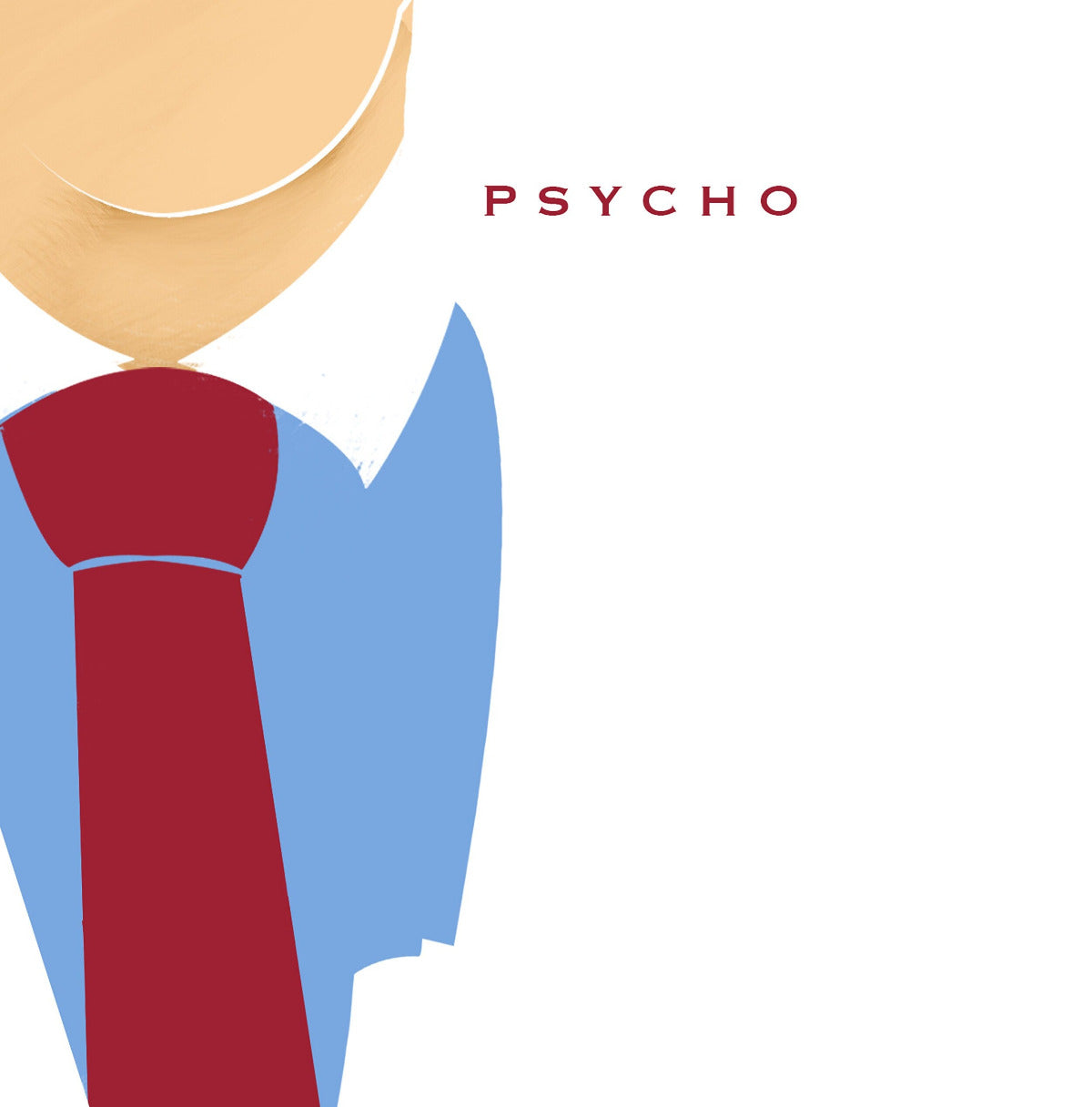 American Psycho Film Poster | Patrick Bateman Minimal Illustrated Movie Print