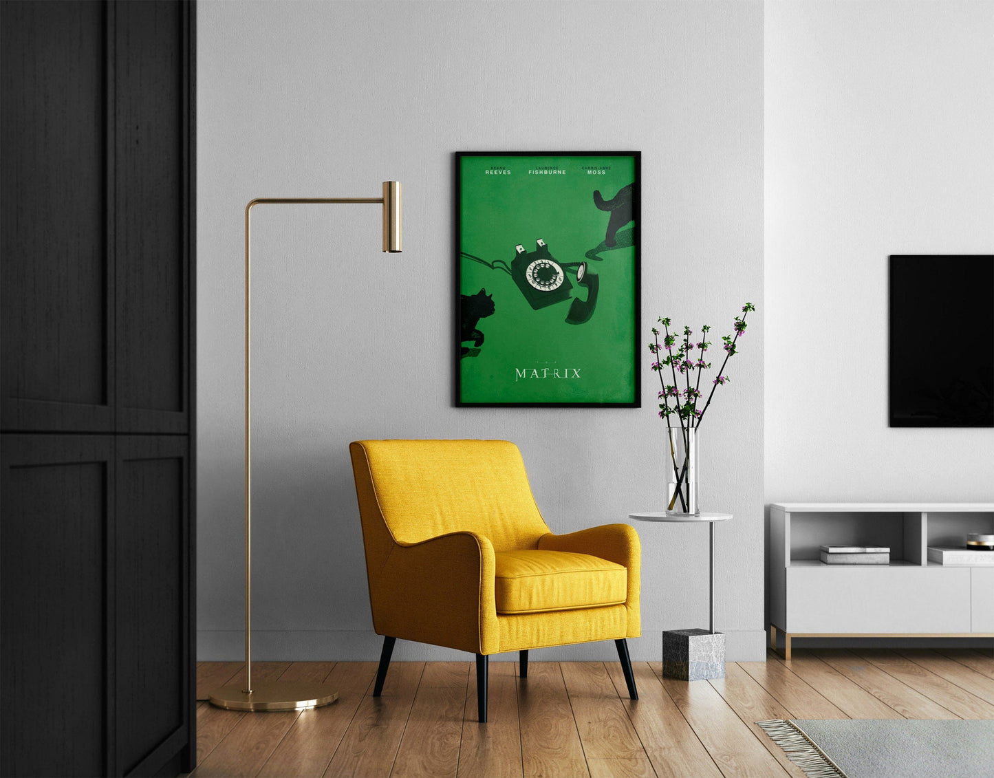 The Matrix Minimal Movie Illustrated Poster