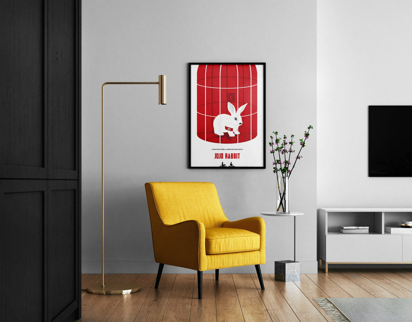 JoJo Rabbit Film Poster | Minimalist Movie Illustrated Print