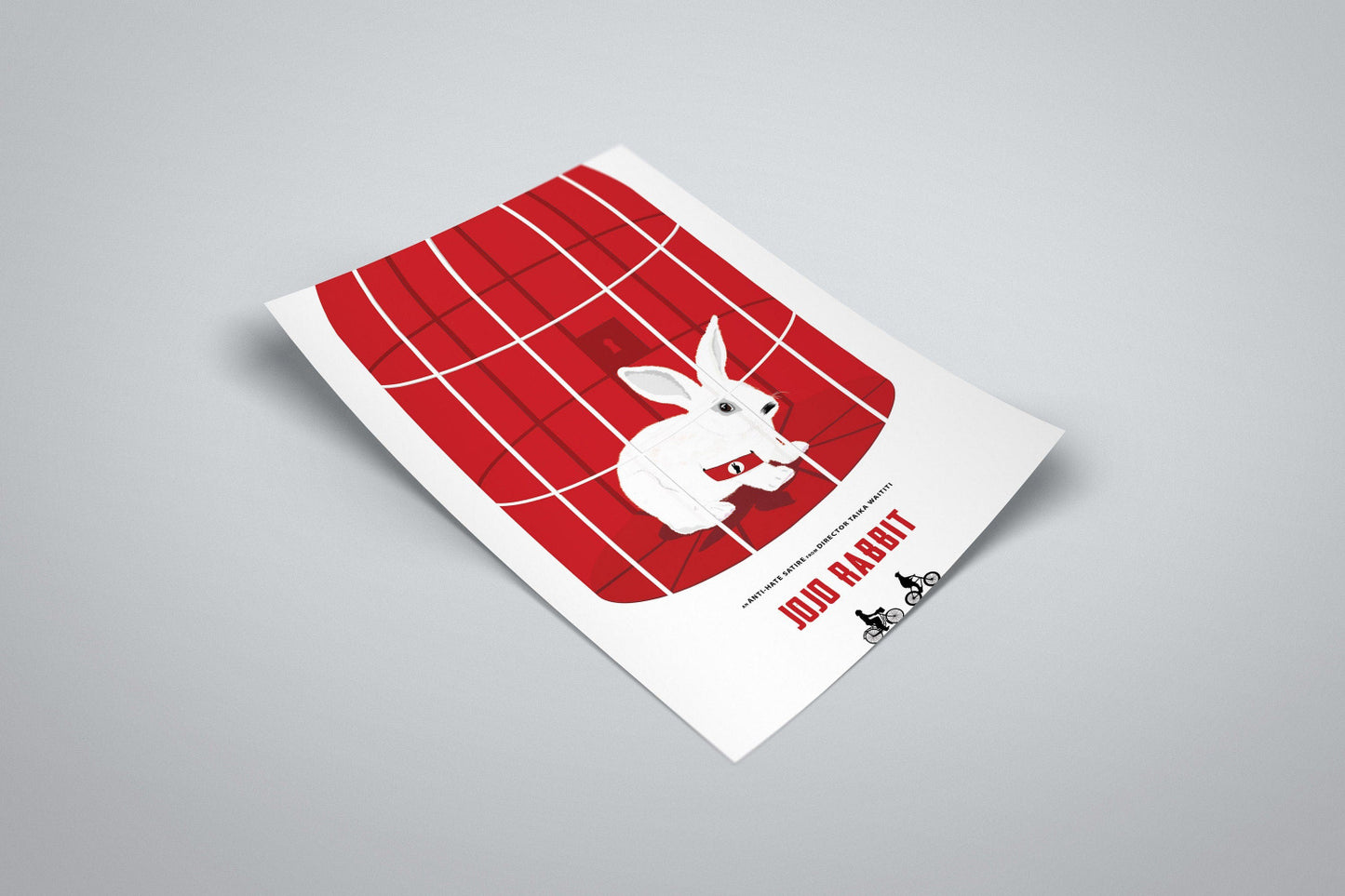 JoJo Rabbit Film Poster | Minimalist Movie Illustrated Print