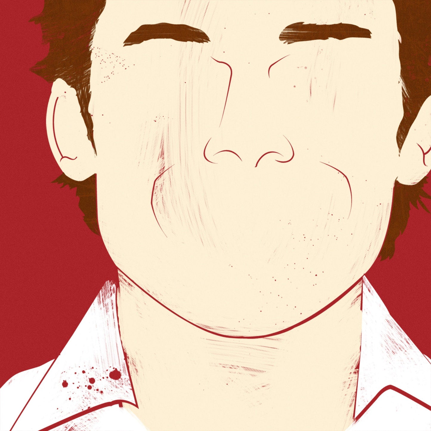 Dexter Minimal Poster | Illustrated Portrait Print