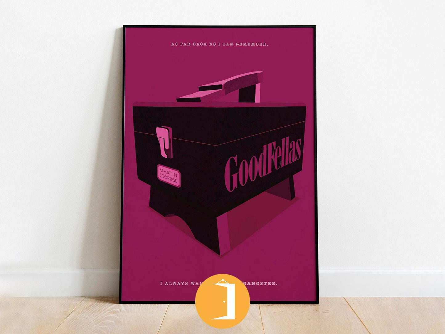 Goodfellas Alternative Poster | Film Prints | Minimal Movie Illustrated Print