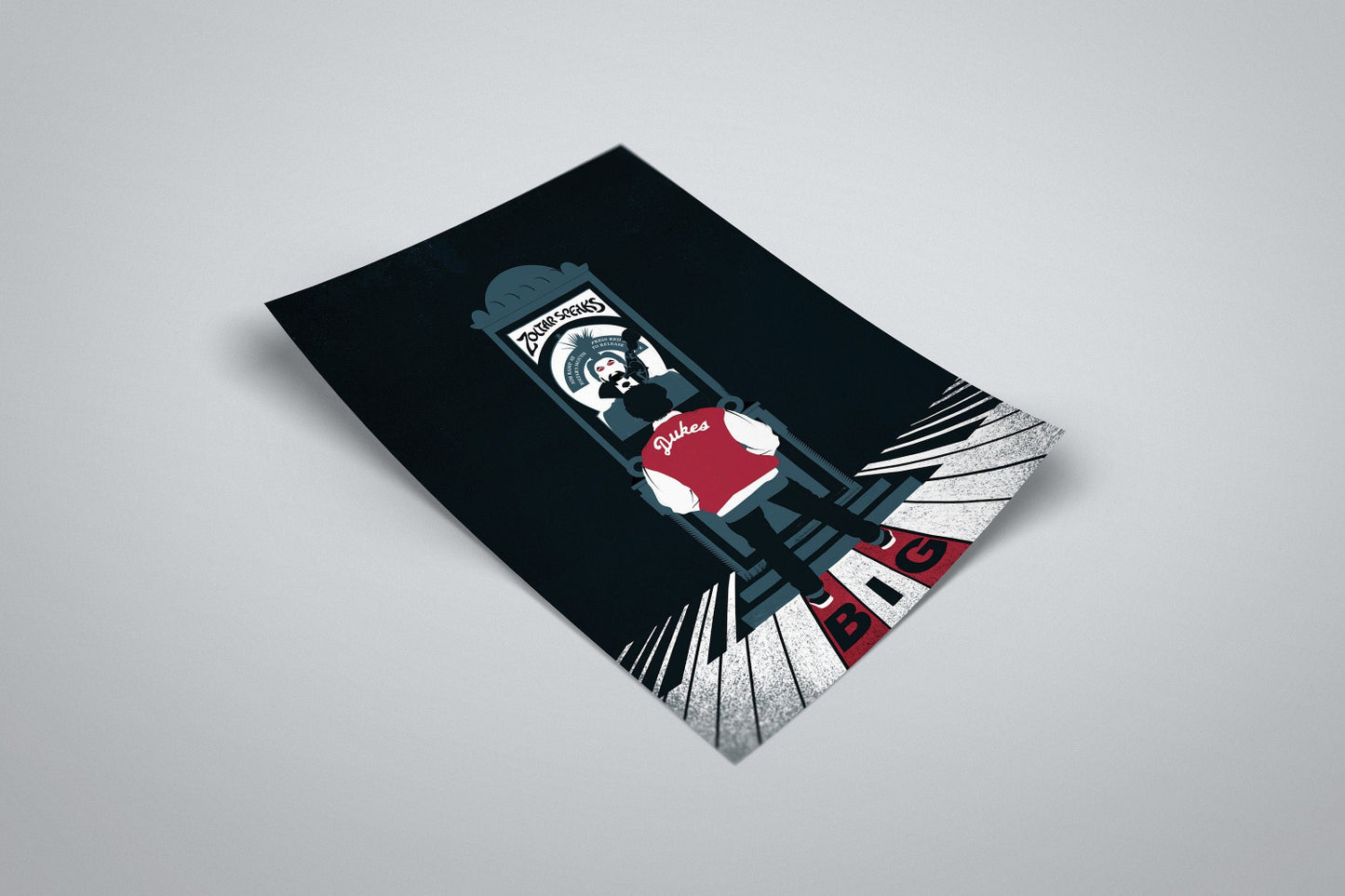 BIG Tom Hanks Poster Framed Minimal Illustrated Art | BIG 1988 Print