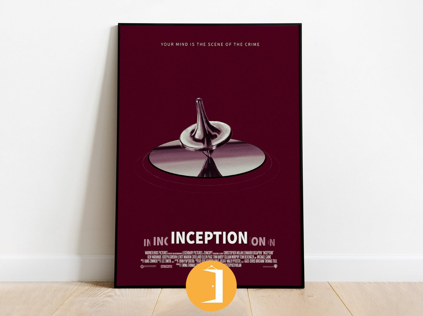 Inception Minimal Illustrated Movie Poster