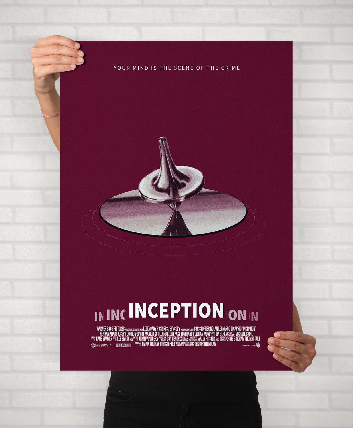 Inception Minimal Illustrated Movie Poster