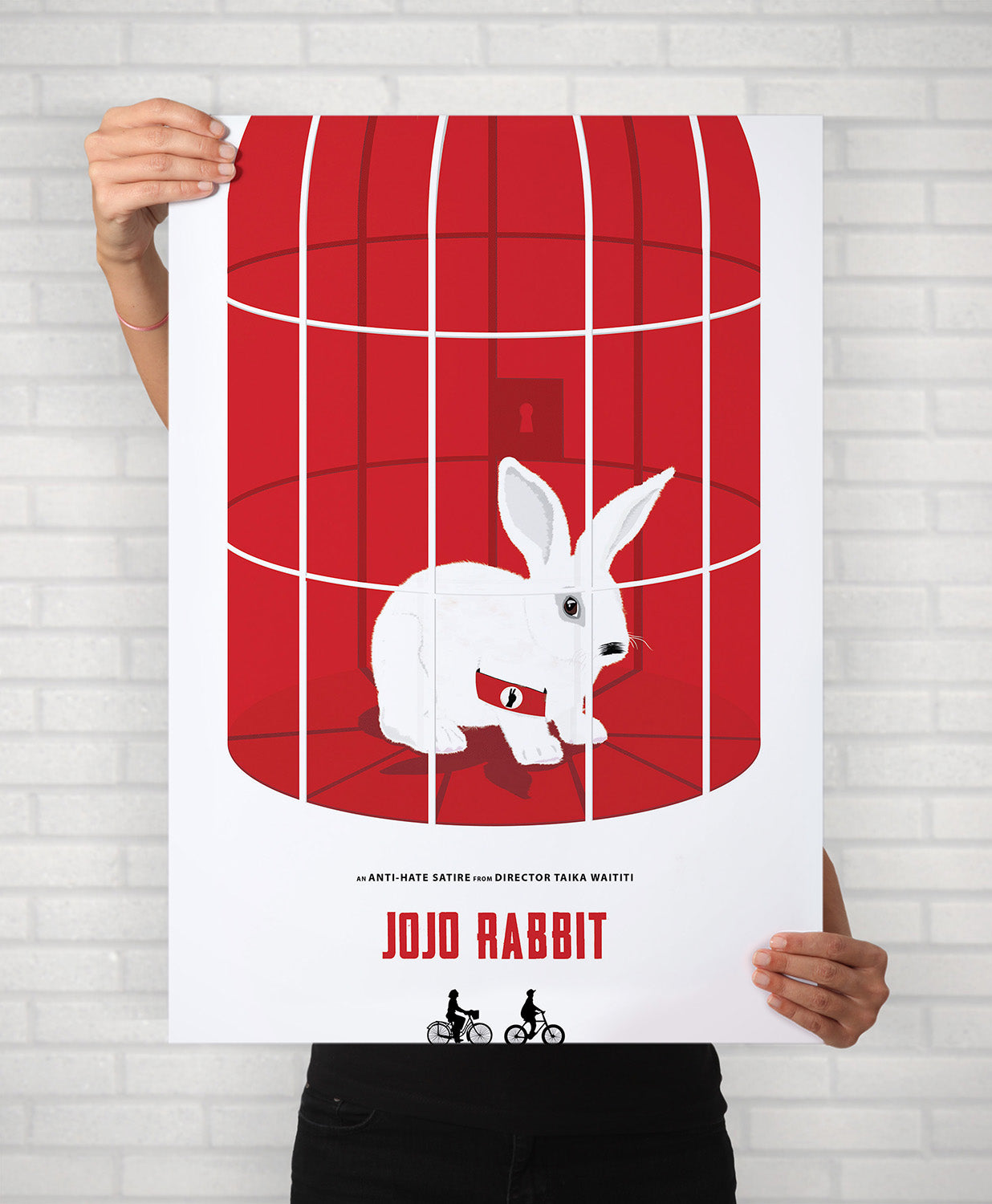 JoJo Rabbit Film Poster | Minimalist Movie Illustrated Print