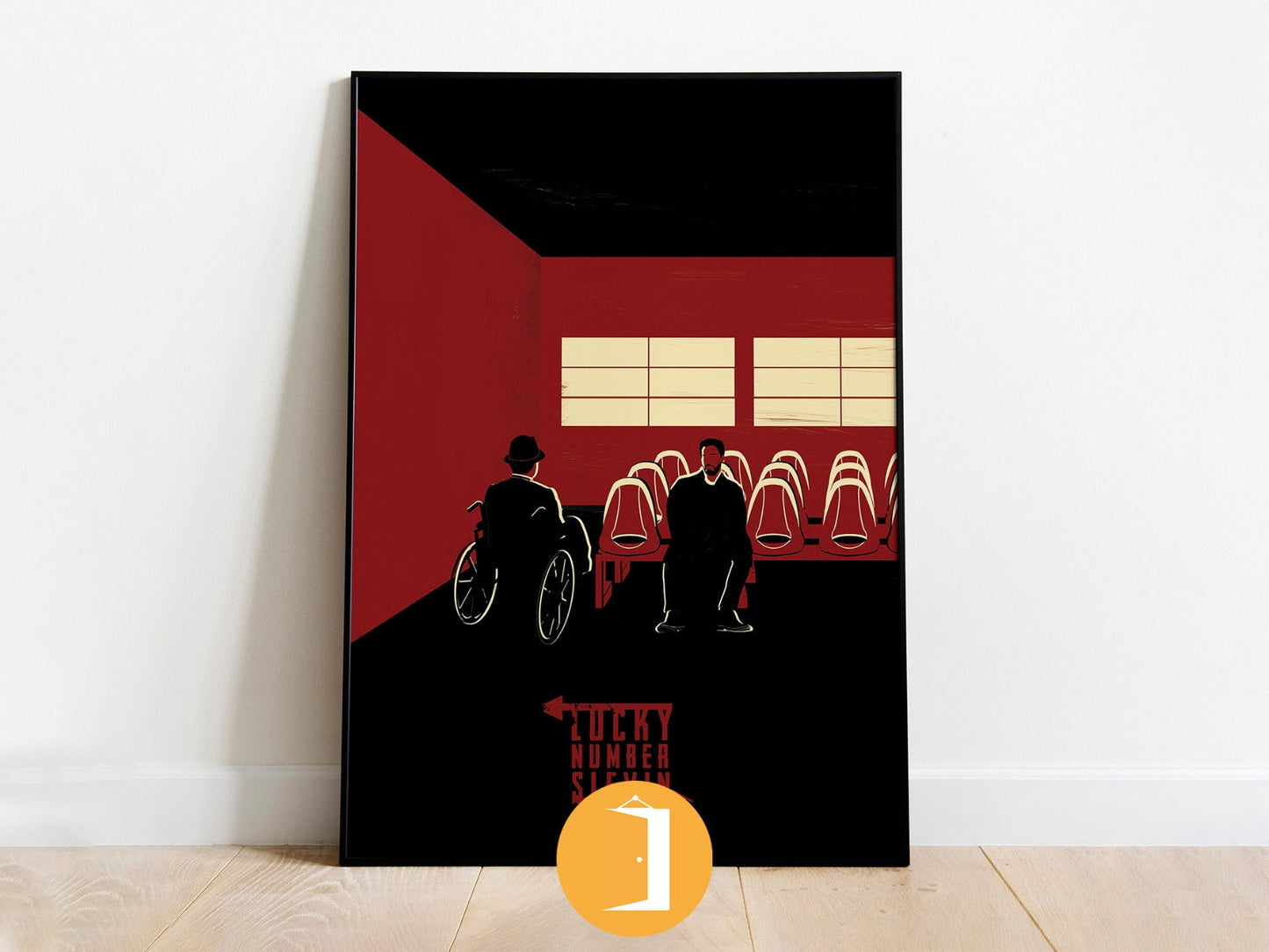 Lucky Number Slevin Minimal Movie Illustrated Poster