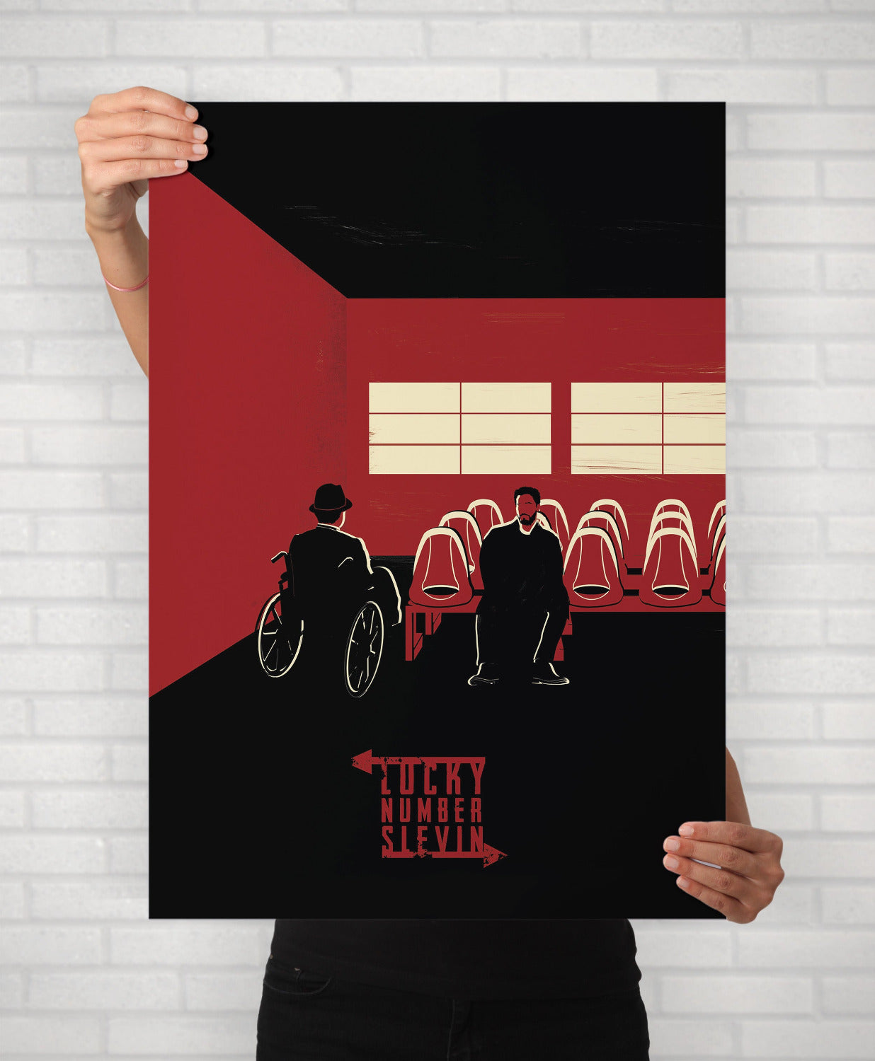 Lucky Number Slevin Minimal Movie Illustrated Poster