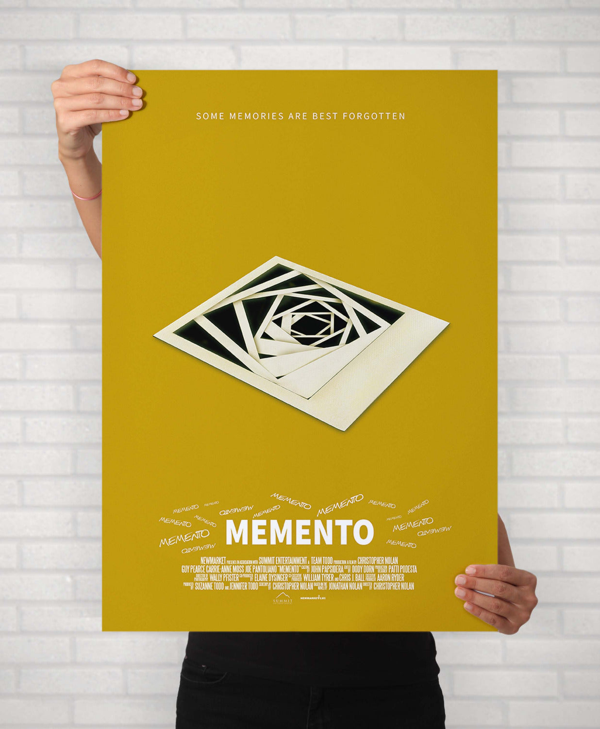 Memento Minimal Illustrated Movie Illustrated Poster