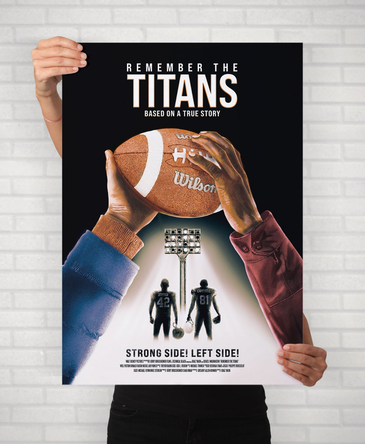 Remember The Titans (2000) Illustrated Movie Poster