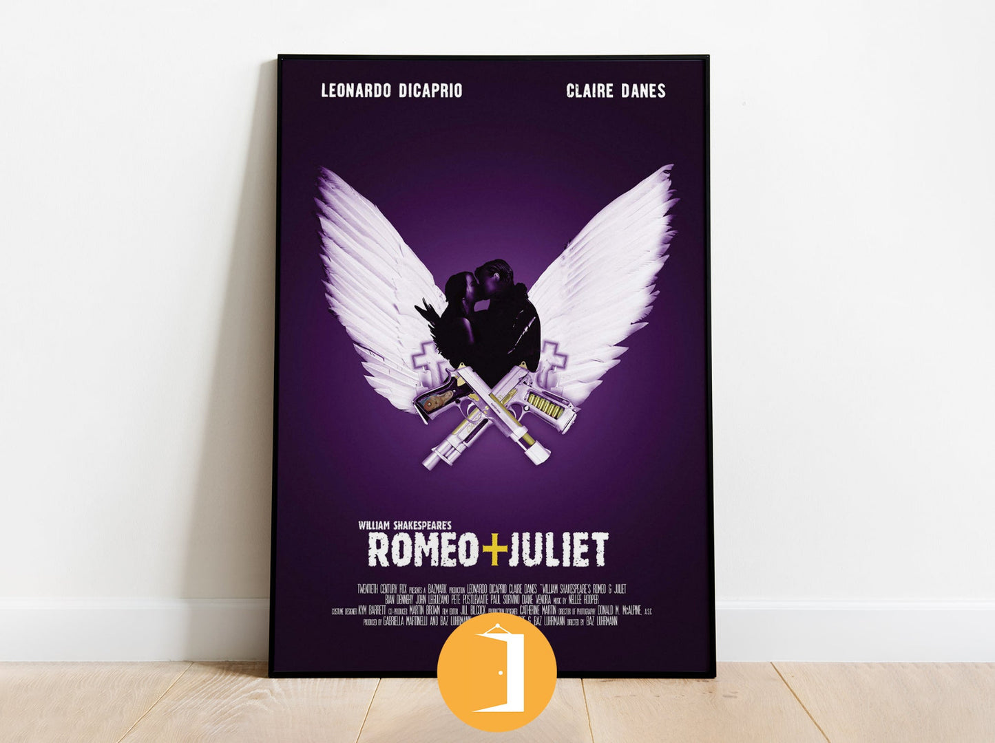 Romeo and Juliet Minimal Movie Illustrated Poster