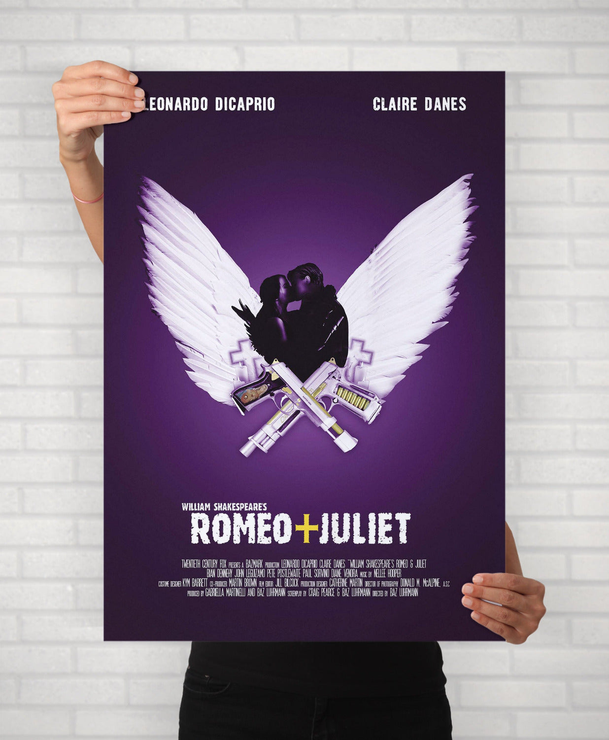Romeo and Juliet Minimal Movie Illustrated Poster