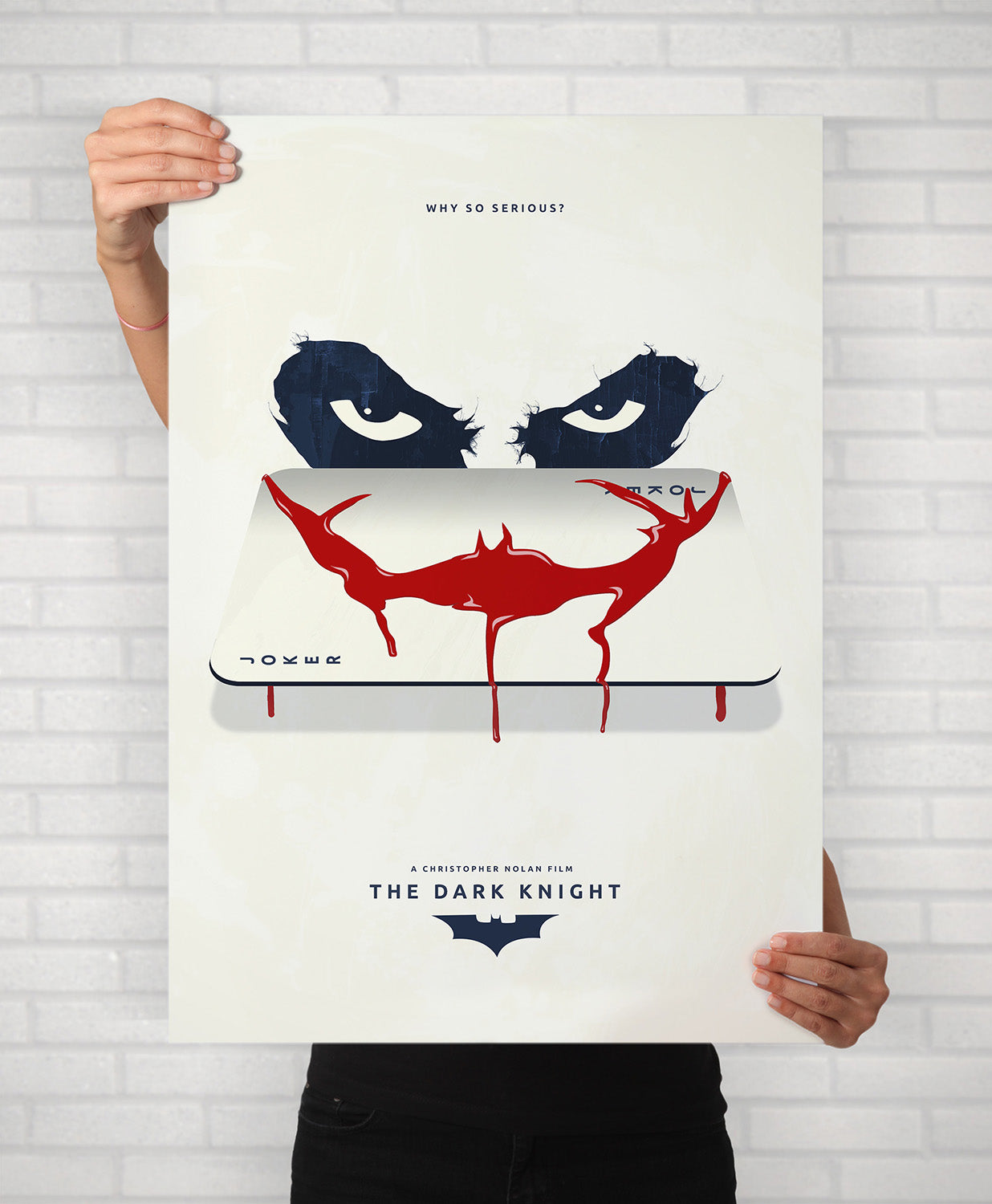 The Dark Knight Minimal Movie Illustrated Poster