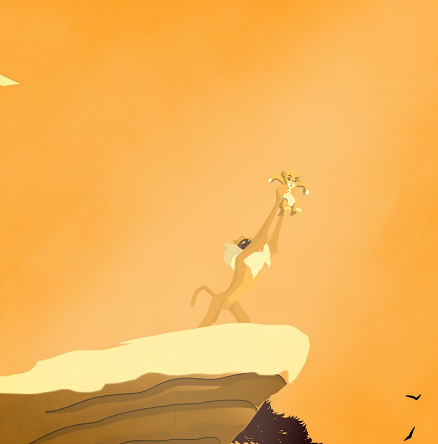 The Lion King Minimal Movie Illustrated Poster