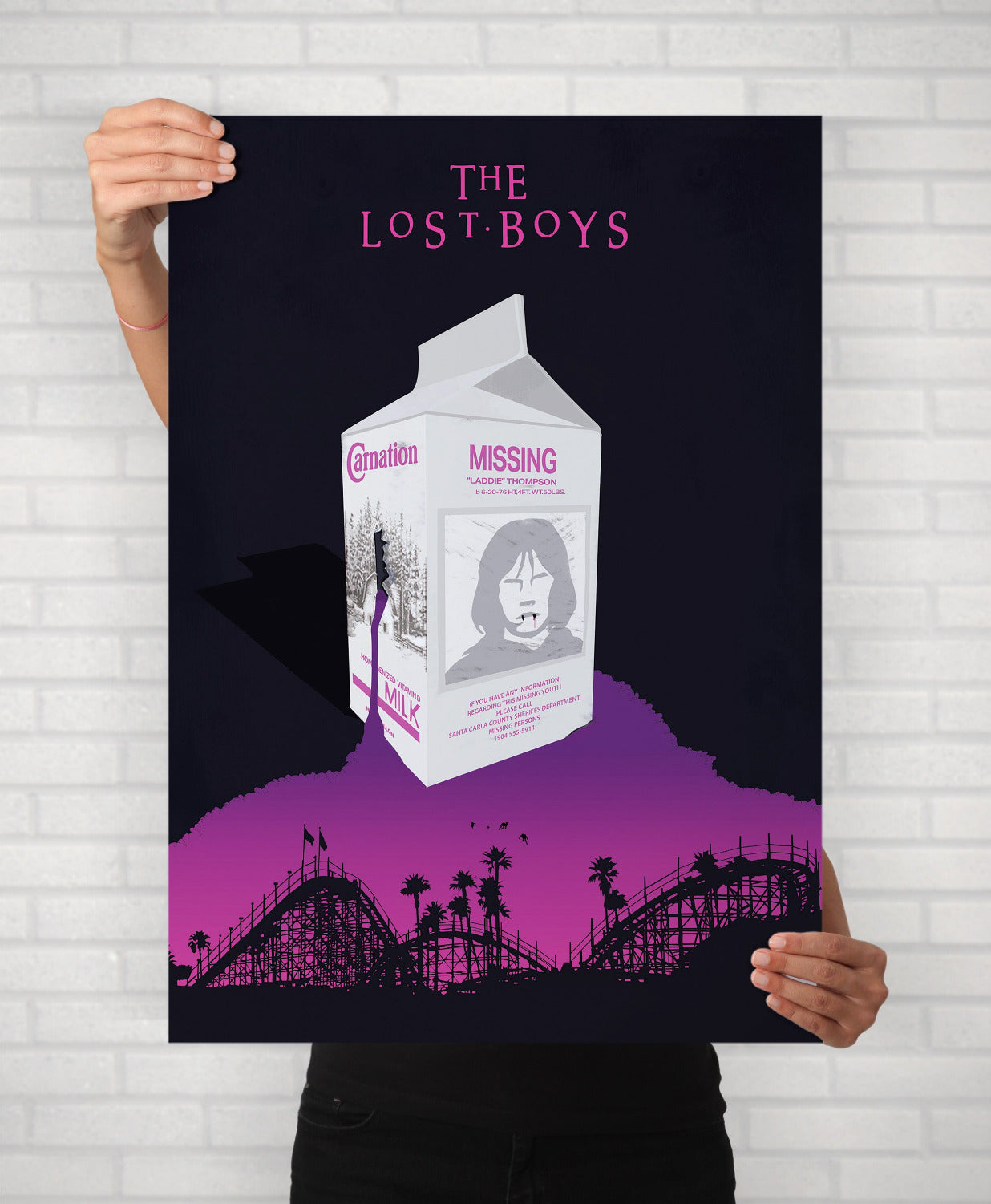 The Lost Boys Minimal Movie Illustrated Poster