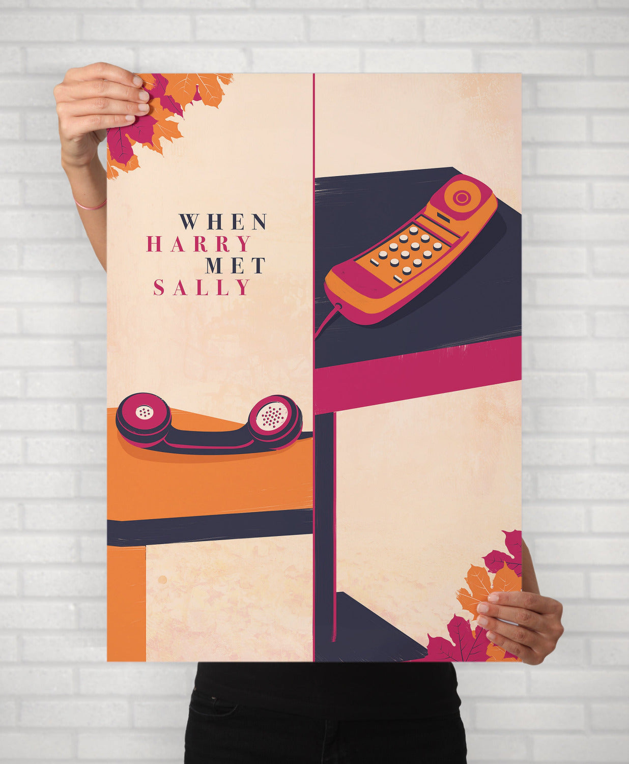 When Harry Met Sally Minimal Movie Illustrated Poster