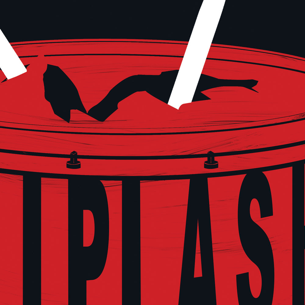 Whiplash Minimal Movie Illustrated Poster