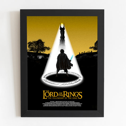 Lord Of The Rings Trilogy Posters | Illustrated Film Prints | The Fellowship of the Ring, The Two Towers and Return of the King