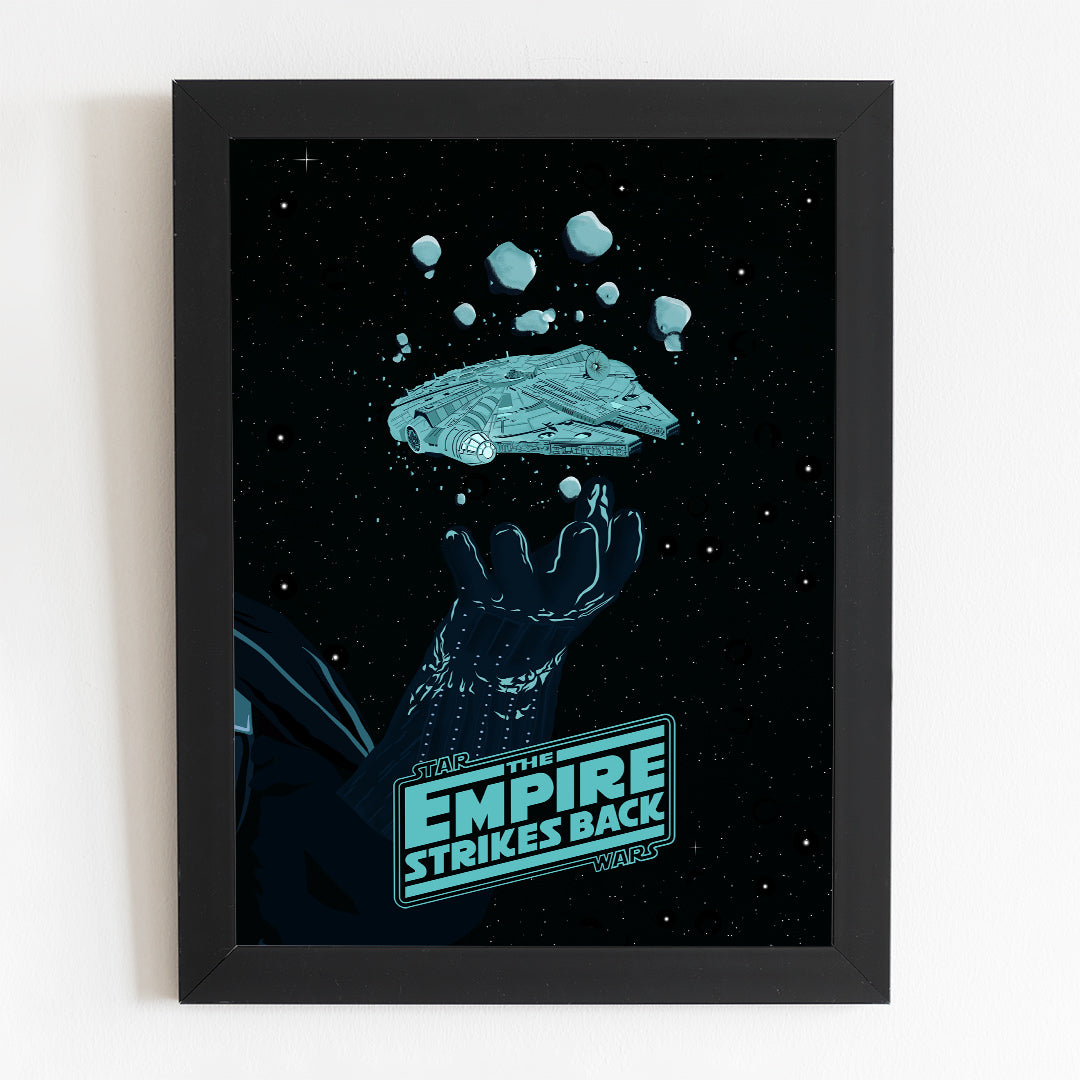 The Empire Strikes Back Star Wars Minimal Movie Illustrated Poster