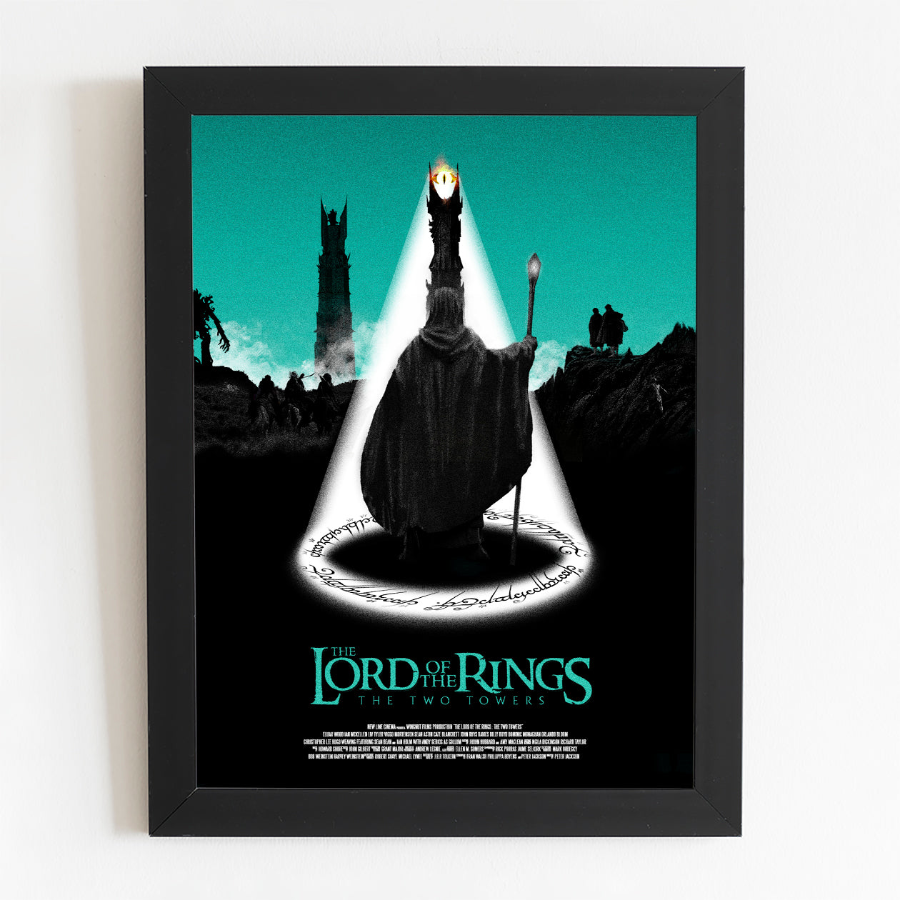 Lord Of The Rings Trilogy Posters | Illustrated Film Prints | The Fellowship of the Ring, The Two Towers and Return of the King