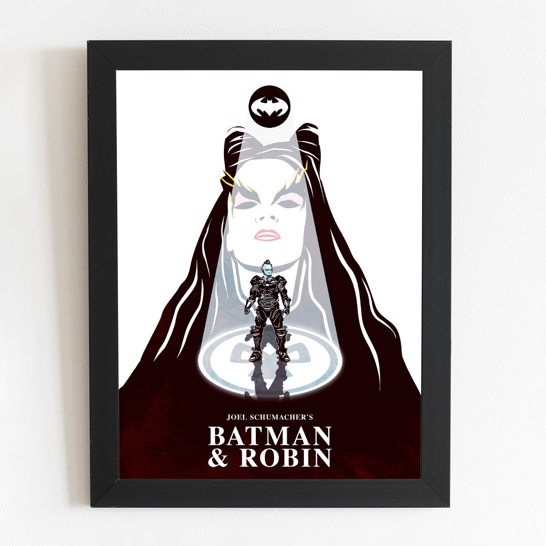 Batman & Robin Minimal Movie Illustrated Poster Poison Ivy