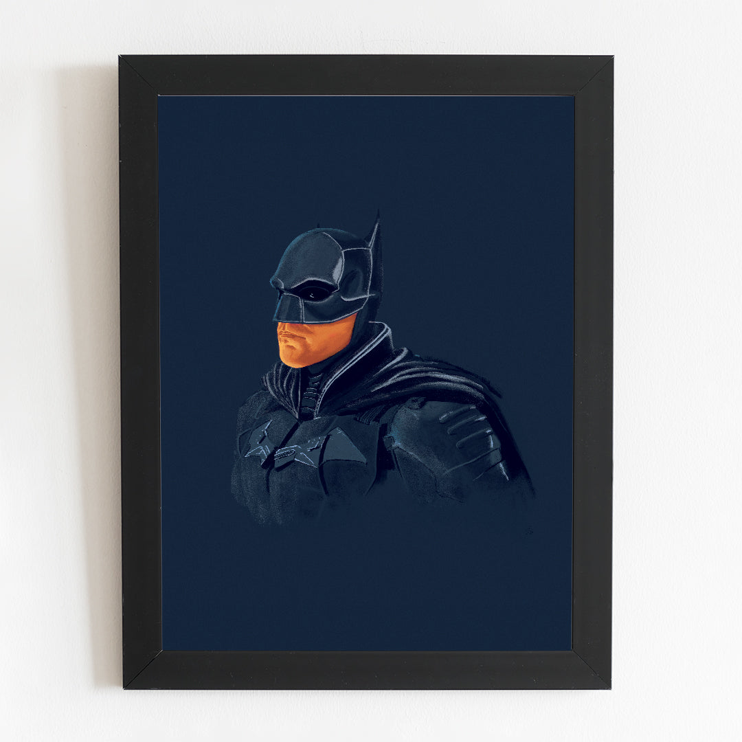 The Batman Poster Minimal Movie Illustrated Print