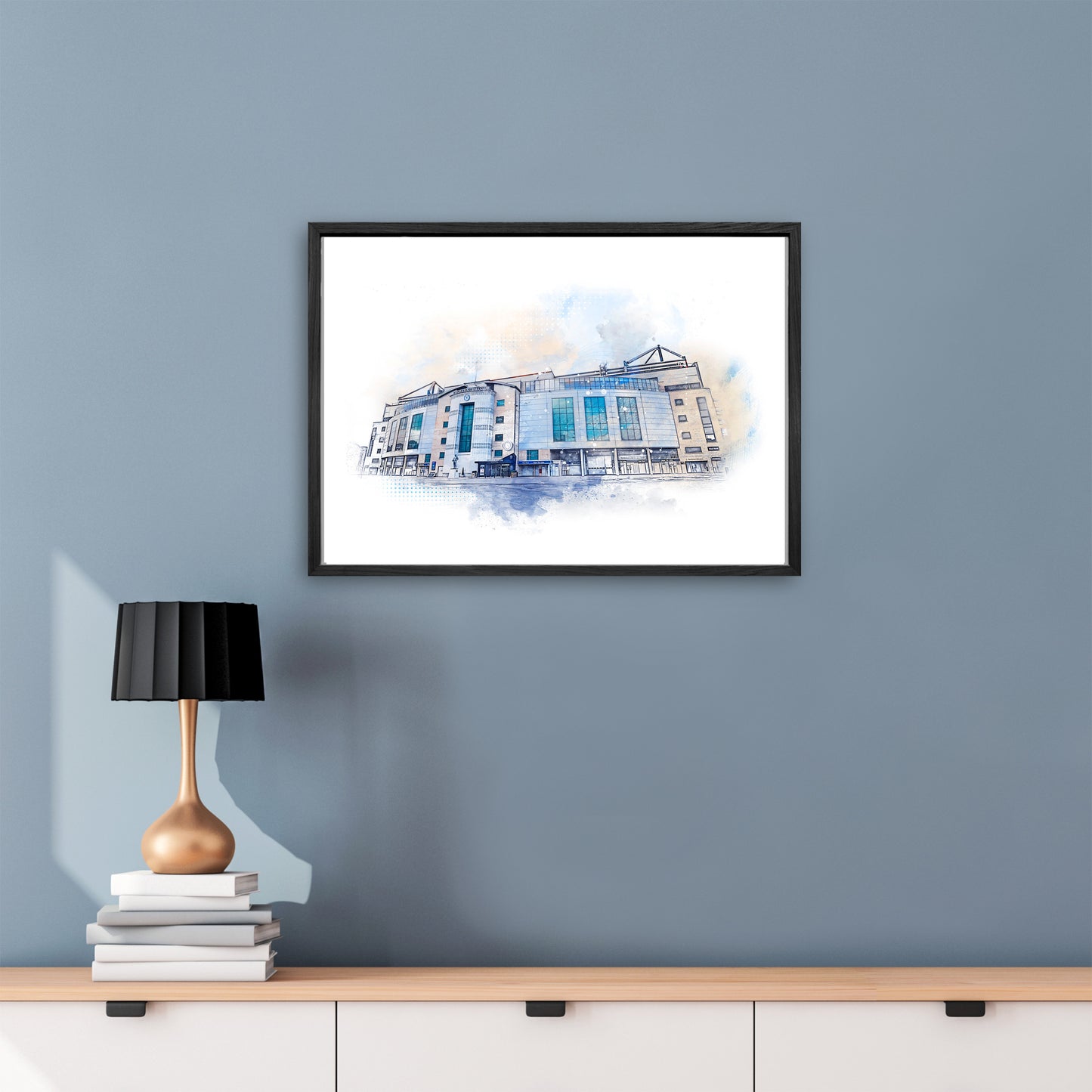 Stamford Bridge Stadium Framed Poster | Chelsea United FC Stadium Art