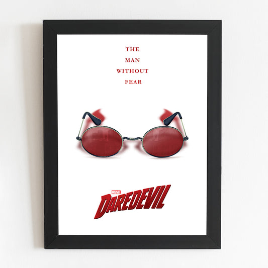 Marvel's Daredevil Minimal Movie Illustrated Poster