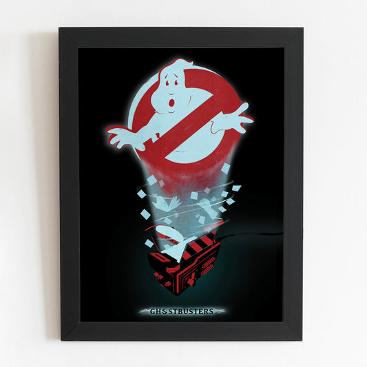 Ghostbusters Poster | 1984 Film Minimal Movie Illustrated Print