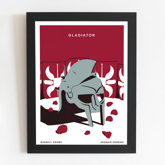 Gladiator Poster | Minimal Movie Illustrated Print