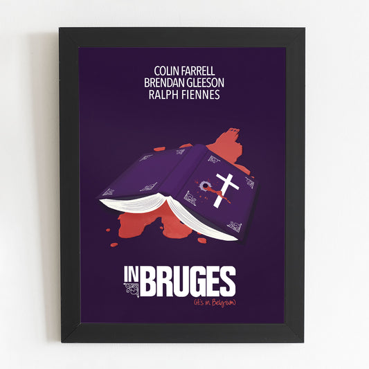 In Bruges Poster Minimal Illustrated Movie Poster