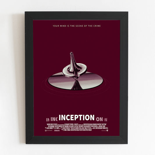 Inception Minimal Illustrated Movie Poster