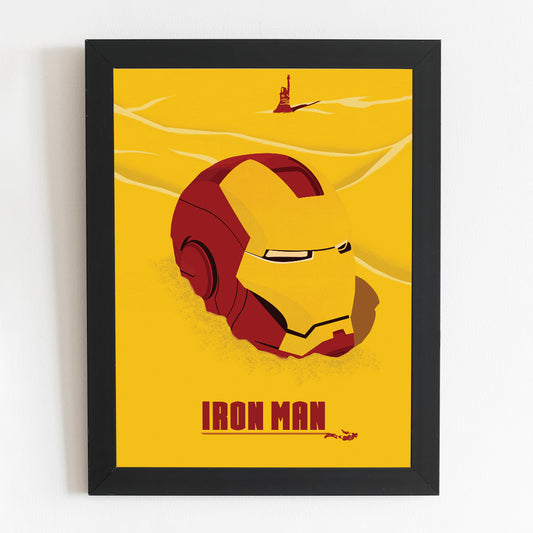 Iron Man Poster | Marvel's Iron Man Minimal Movie Illustrated Print