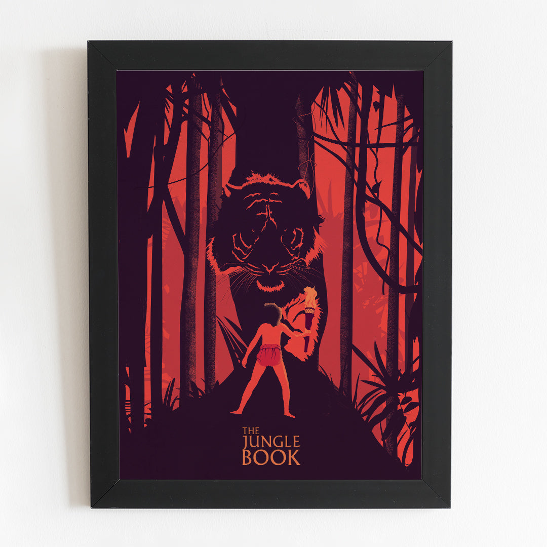 The Jungle Book Minimal Illustrated Poster