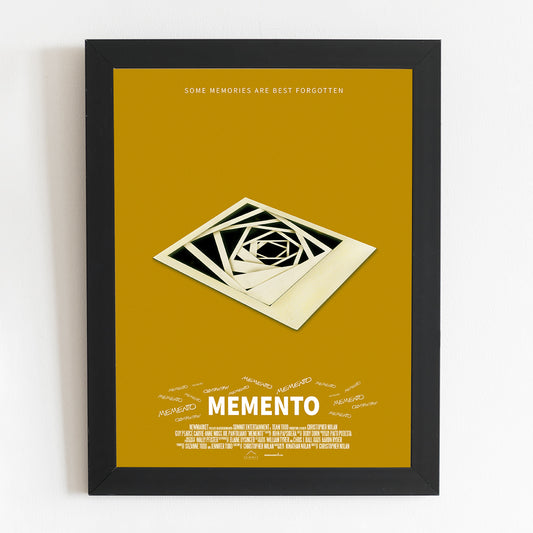 Memento Minimal Illustrated Movie Illustrated Poster