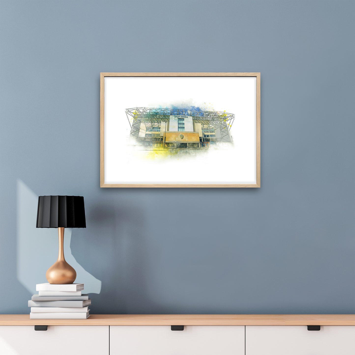 Elland Road Stadium Framed Poster | Leeds United FC Stadium Art